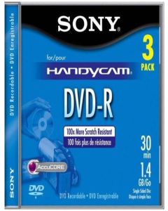 Sony 8cm DVD-R with Hangtab (3 Pack)