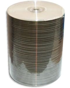 MAM-A 52X 80-Min (Mitsui) White Inkjet HUB Printable/Gold CD-R's 100-Pak in Shrinkwrap