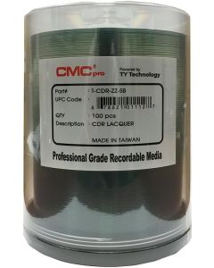 CMC Pro - Powered by TY Technology Shiny Silver CD-R - 100-Pack Spindle