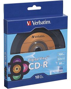 Verbatim Memorex Blank Cd-R Video 80 Min 700 Mb Shrinkwrapped 10/Pack