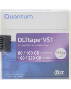 Quantum 1pk VS160 80/160GB DLT-V4 160/320GB Tape Catridge (MR-V1MQN-01)