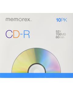 Memorex 700MB 52x CD-R (10 -Pack)
